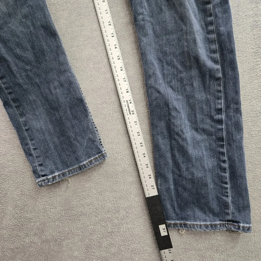 Levi's 504 Men Jeans 32X32 Blue Denim Straight Fit Button 31